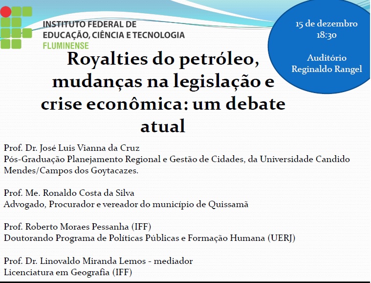 Mesa-redonda: Royalties do petróleo