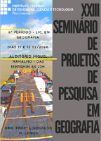 XXIII Seminário de Projetos de Pesquisa em Geografia